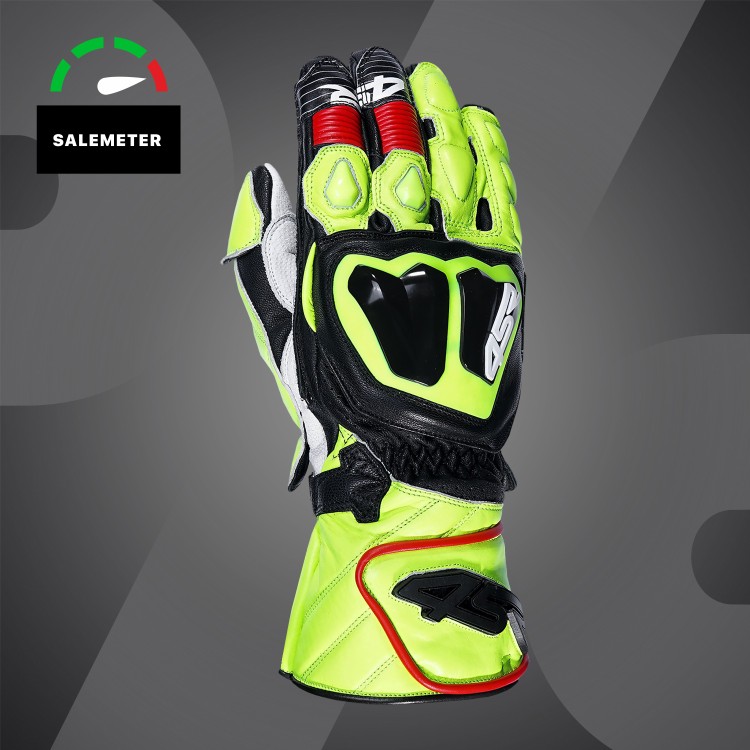 4SR Rennhandschuhe Stingray Race Spec Yellow- Rabatt