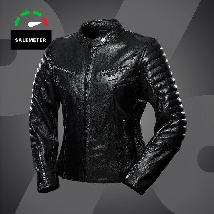 4SR damen Motorrad Leder Jacke B - Monster Lady - Rabatt