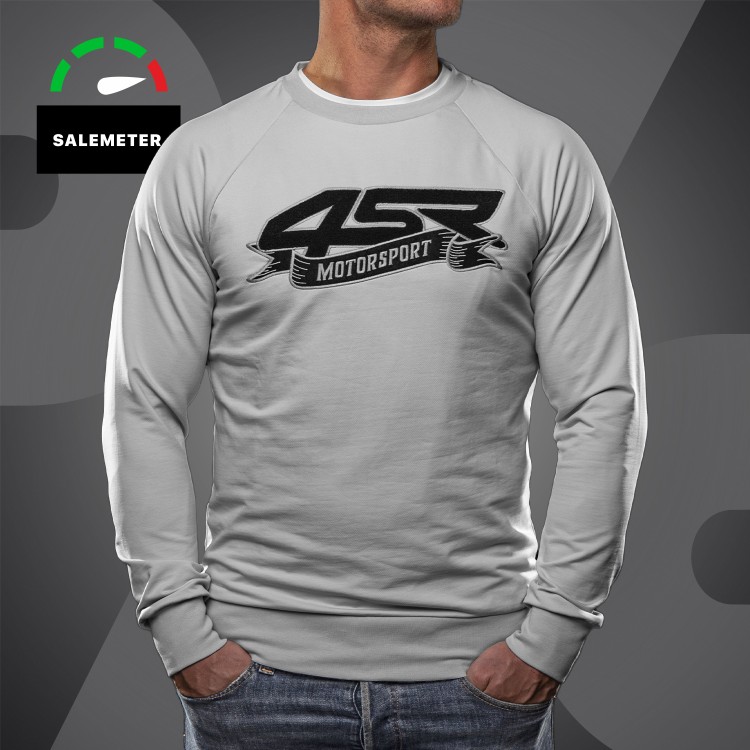 4SR Sweatshirt Motorsport Flag Gray 1
