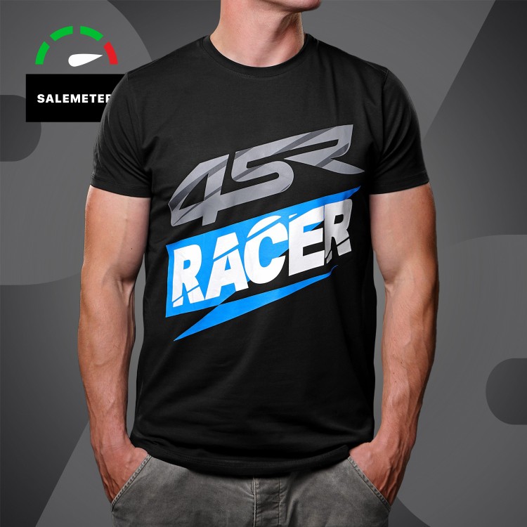 4SR männer T-Shirt Racer Black