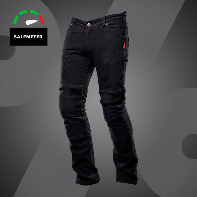 4SR Kevlar Motorradjeans - Club Sport Sky Black Black