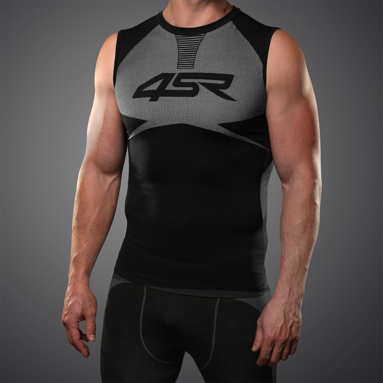 4SR funktionelles, nahtloses Kompressions-Tanktop Seamless Sleaveless