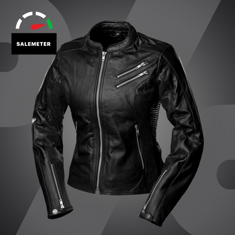 4SR Motorrad Lederjacke Angel Wings