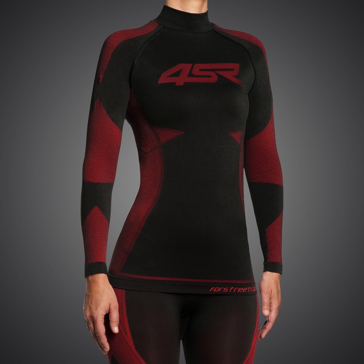 4SR Damen-Funktionsshirt Ladies Seamless Shirt Red