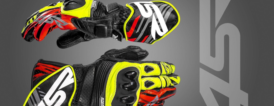 4SR Sport Cup Plus Evo Neon Motorradhandschuhe 5