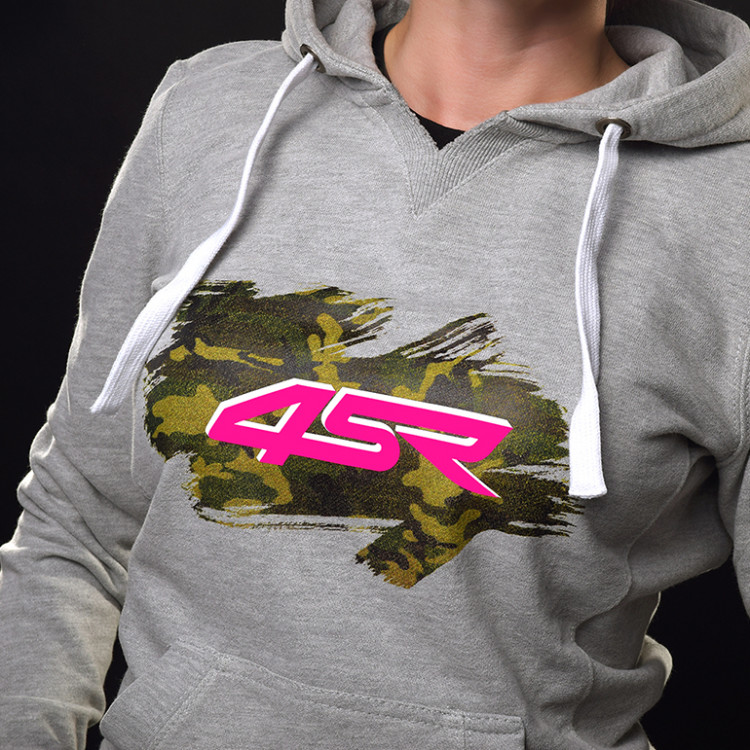 4SR Hoodie Pink Brush